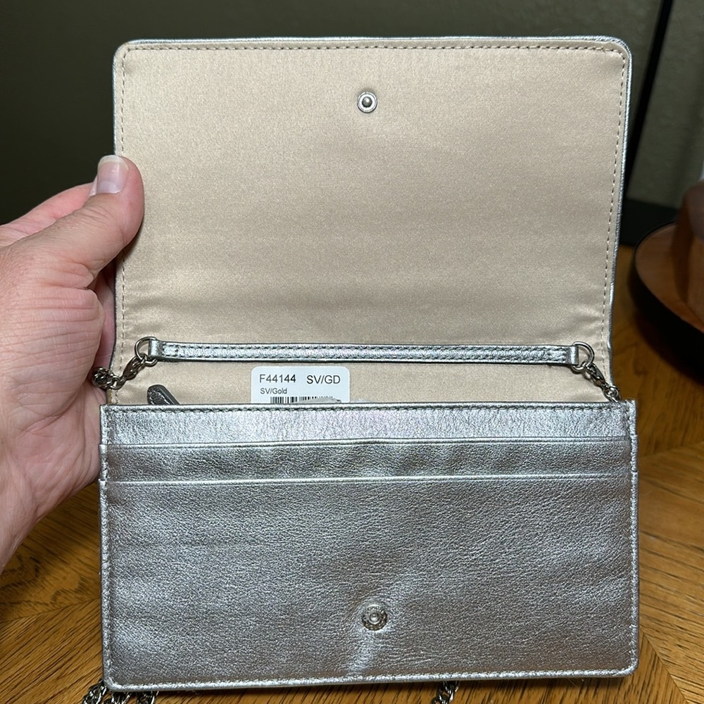 *HTF - NWT* COACH Optic Lurex Crossbody/Clutch - Picture 11 of 16